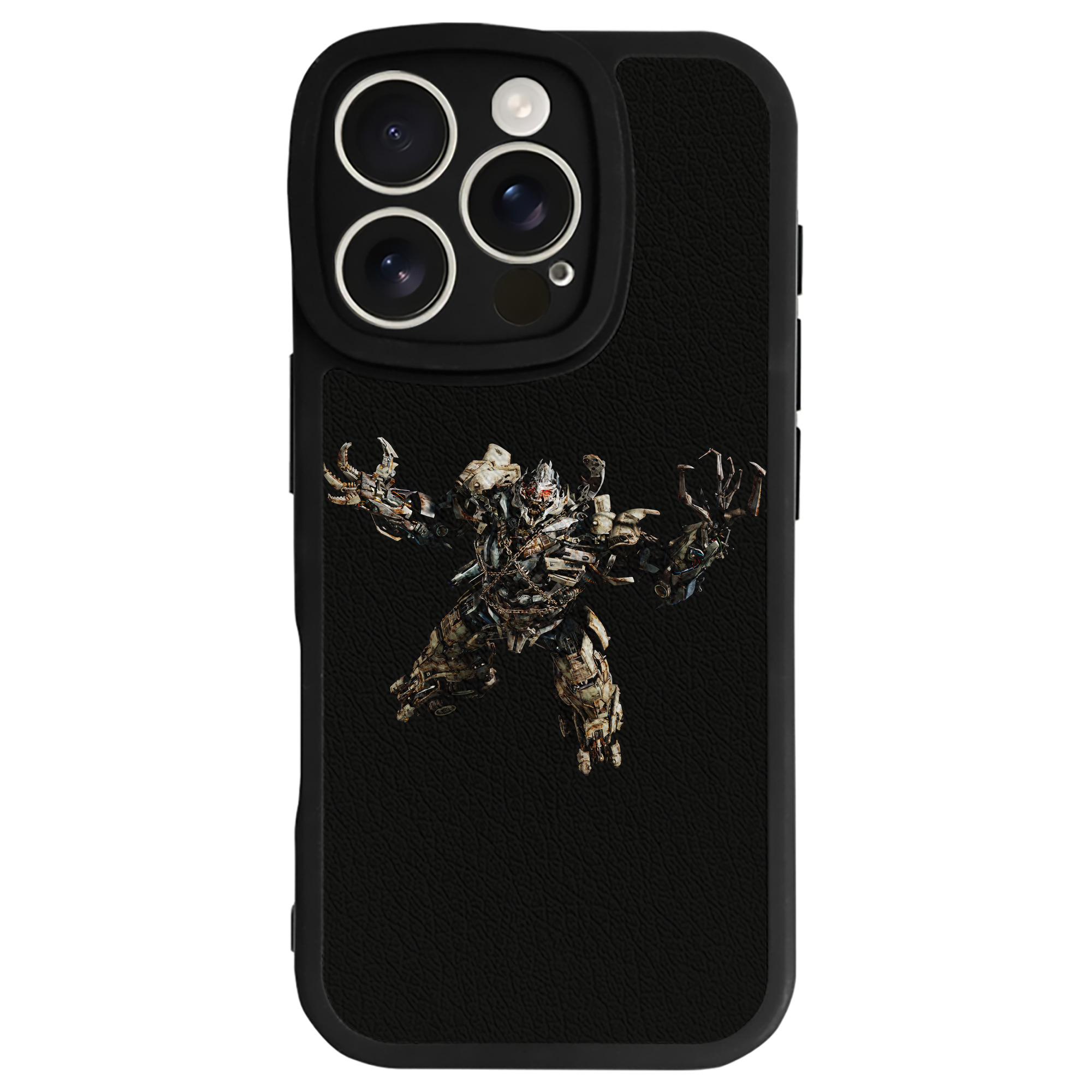 （画像用） Transformers トランスフォーマー 【iPhone 16シリーズ対応】シリコンスマホケース（レザー調） 材質：シリコン